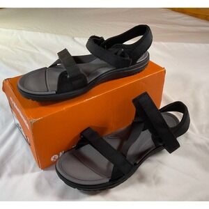 Northside Womens Bayview Open Toe Sport Sandals Size 9 Black 221577W Athleisure